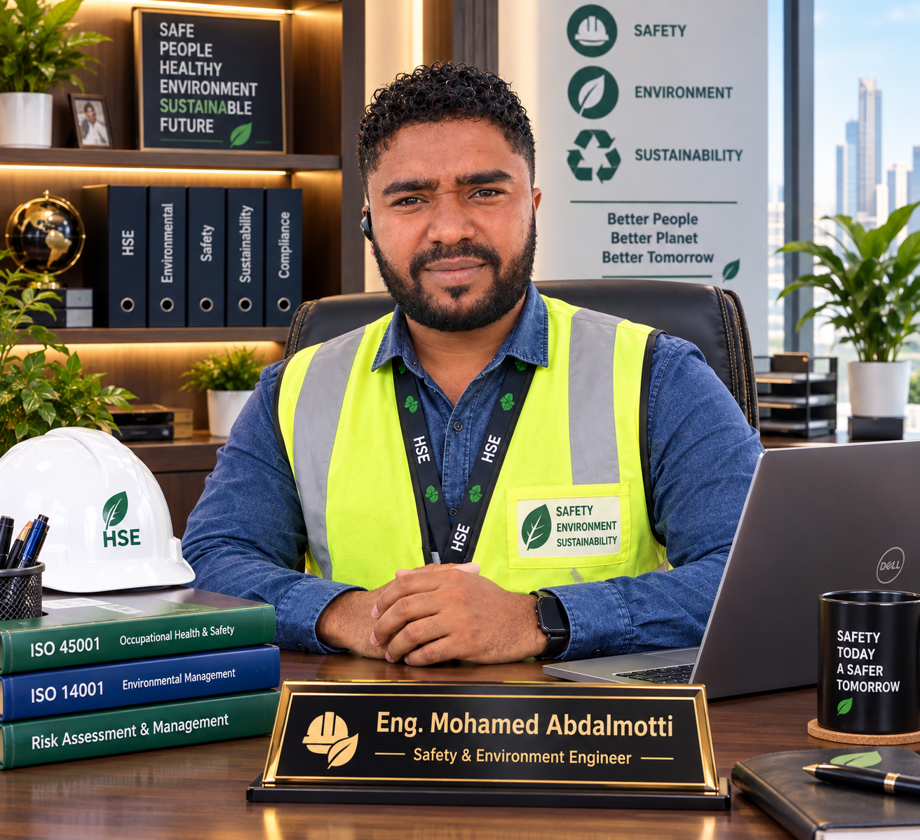 Mohamed Motti Abbas, QHSE Professional & Founder of Mr.Motti QHSE